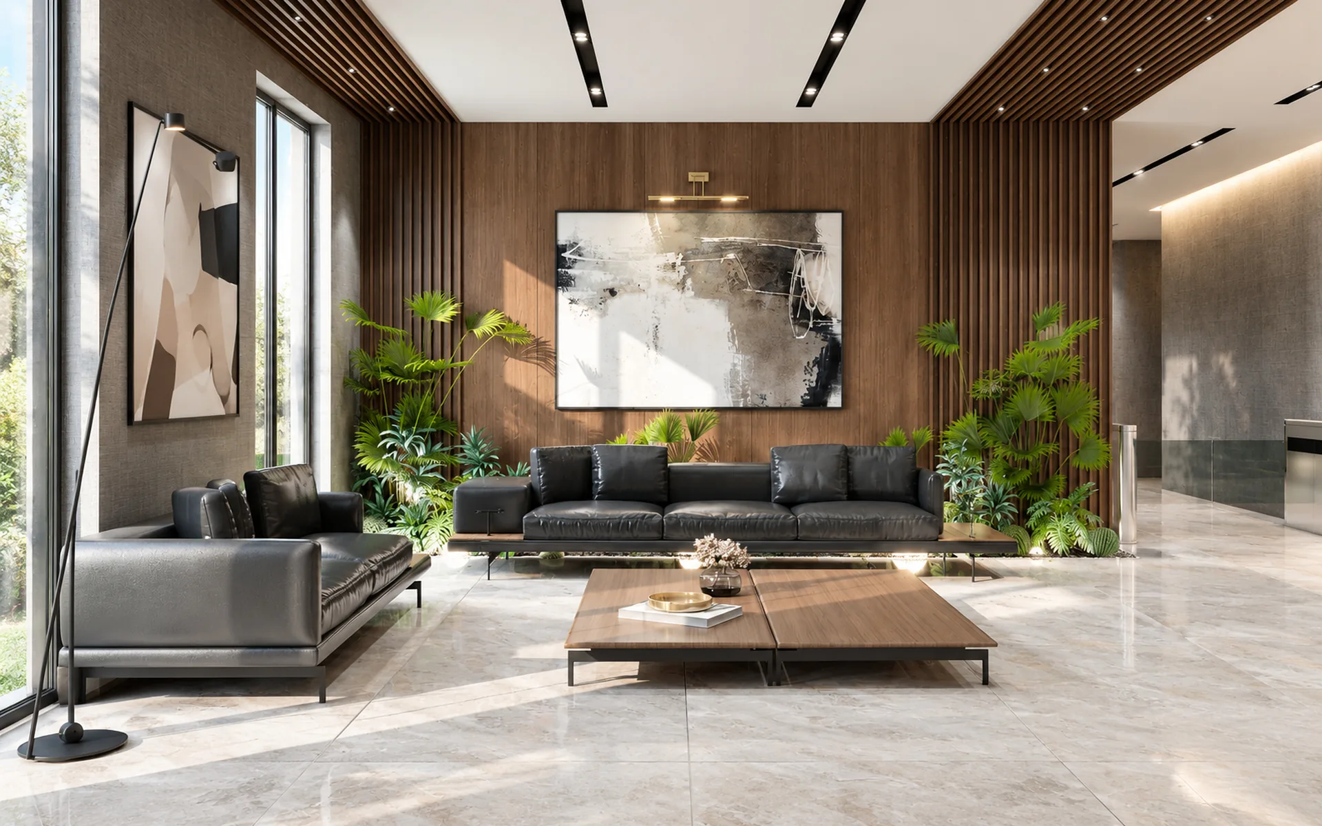 Başka Ankara örnek daire modern oturma salonu